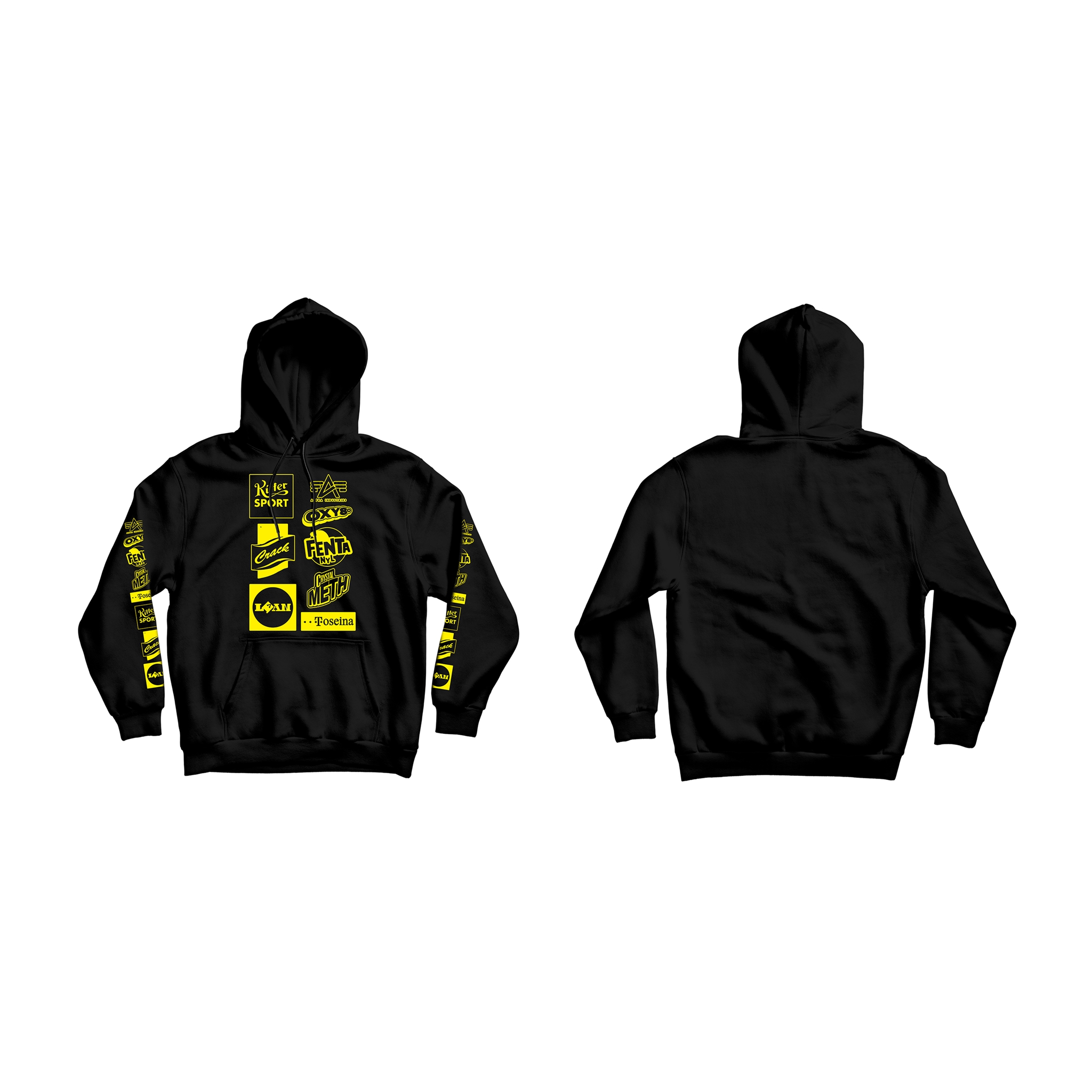 Bild von HEAVY USER - HOODY [schwarz]